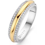 TI SENTO Ring 12144ZY - Zilveren dames ring - Maat 52