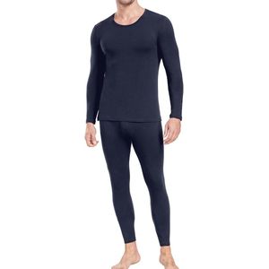 Thermo ondergoedset voor heren, lichtgewicht, lange top en broek, maat 2XL