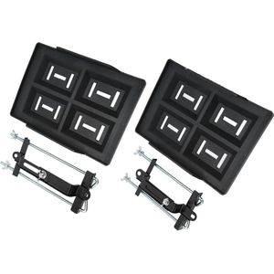 Bevestigingsbeugel Verstelbare Universeel voor Auto-accu-accu Houder met Klemmen voor in de auto - Batterijen uit de 27 30 31-serie (28 lade + 23 beugel)