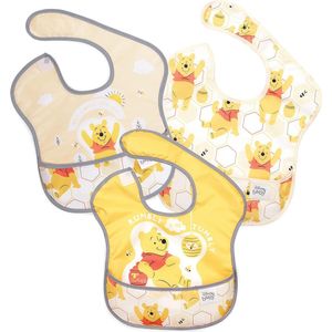 Bumkins - SuperBib® slab (3 stuks) - Disney Winnie the Pooh Rumbly in my Tumbly (6-24m)