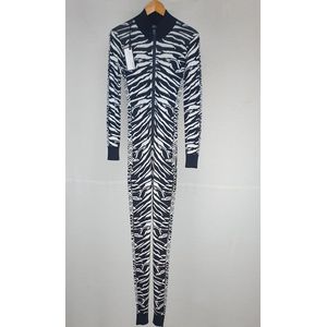 Dare2b Dames Pronounced Onesie Zwart Wit Maat XS / 32-34