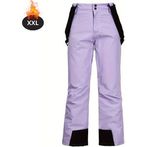 Livano Skibroek - Skipak - Snowboard Broek - Winterbroek - Sneeuwbroek - Dames - Wintersport - Paars - Maat XL