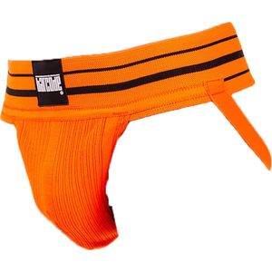 Barcode Berlin Andreus Jockstrap Orange-Black - MAAT S - Heren Ondergoed - Jockstrap voor Man - Mannen Jock