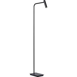 Atmooz - Vloerlamp Pomery - zwart - Staande Lamp - Stalamp - Woonkamer - Hoogte 146cm - Metaal