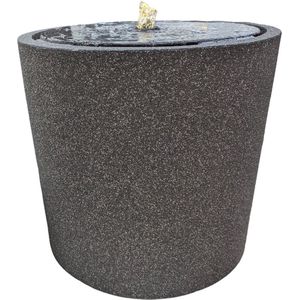 Fontein stone lite black sandstone waterornament