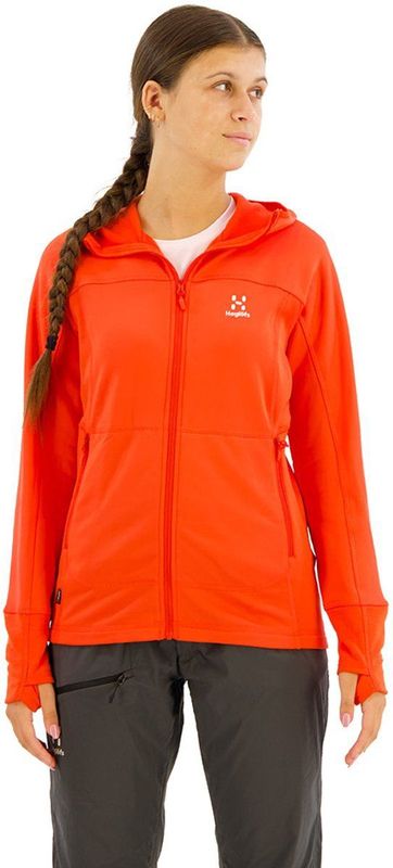 Haglofs - Betula - Fleece - Rood - Met Volledige Rits