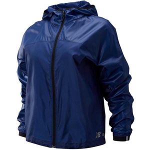 New Balance Women Light Packjacket blue - Maat L