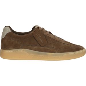 Clarks - Craftrally Ace - Sneakers - Kaki - Retro Tennis Silhouet