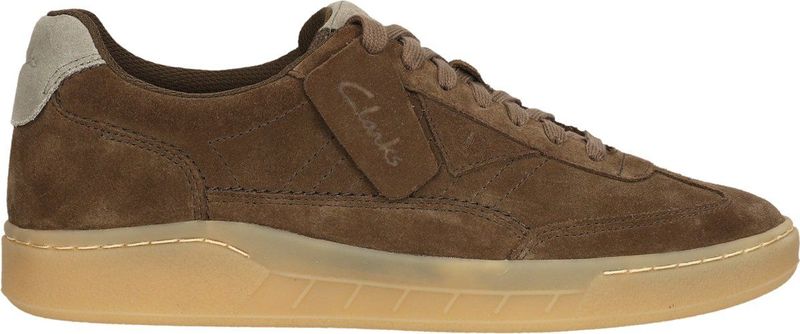 Clarks - Craftrally Ace - Sneakers - Kaki - Retro Tennis Silhouet