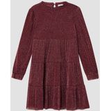 s.Oliver - Glinsterende Jurk - Jersey - Met Ruches