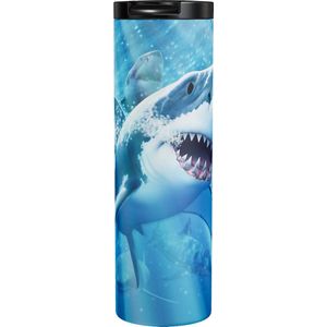 Witte Haai Great White Shark - Thermobeker 500 ml