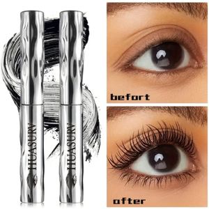 2 stuks ultra dunne kwast mascara voor volle natuurlijk uitstralende wimpers waterproof zwart