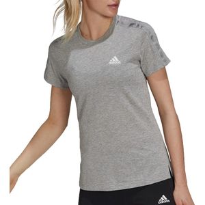 adidas Designed 2 Move Sportshirt - Maat S  - Vrouwen - grijs
