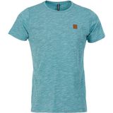 Fundango Jaggyy Structured T-shirt Met Korte Mouwen Blauw M Man
