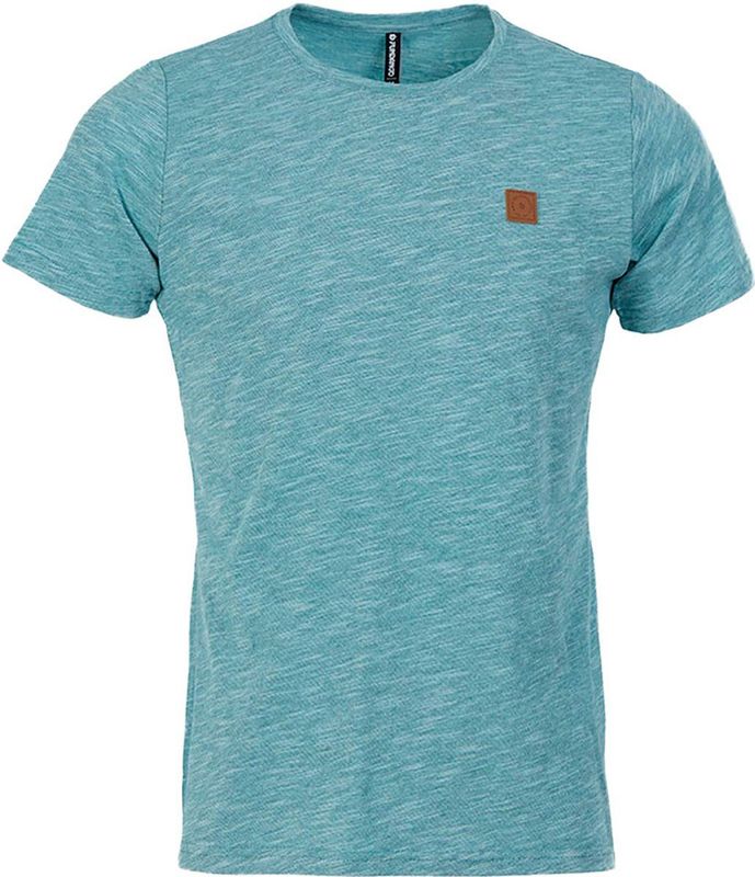 Fundango Jaggyy Structured T-shirt Met Korte Mouwen