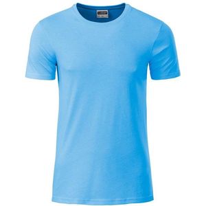 James and Nicholson - Heren Standaard T-Shirt (Sky Blauw)