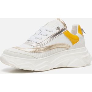 Vingino Court Lifestyle Sneakers wit Leer - Dames - Maat 39