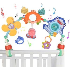 OxyFlowzy® - Activiteitenboog - Activiteitenboog voor baby's - 20 x 20 x 5 cm