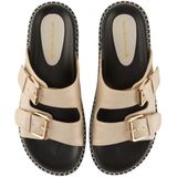 Tom Tailor - Platte Sandalen - Goud - Met Sluiting