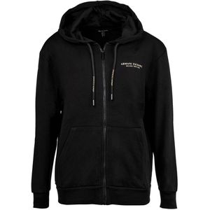 ARMANI EXCHANGE - Sweatvest - Ivoor/Zwart - Capuchon - Lange Mouw
