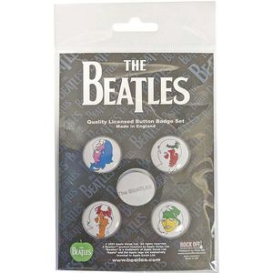The Beatles - Ob-La-Di Badge/button - Set van 5 - Multicolours
