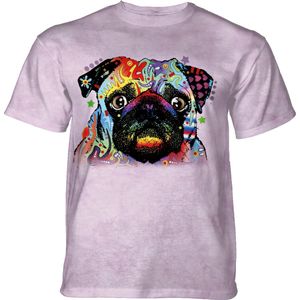 T-shirt Colorful Pug L