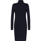 Felix Hardy - Coltrui Jurk - Navy - Dames - Gebreide Trui met Turtleneck