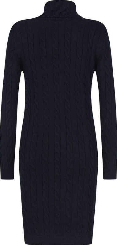 Felix Hardy - Coltrui Jurk - Navy - Dames - Gebreide Trui met Turtleneck