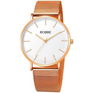 ROBBE Horloge Unisex - Roségoud - Godfrey - 40mm - Polshorloge