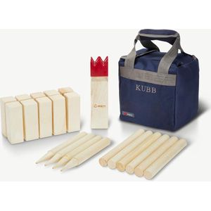 KUBB - Compacte set - volledig compleet in nette Tas Top Kwaliteit Klasse en Geweldig