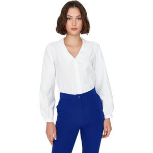 Trendyol - Smaragdgroen - Kraaggedetailleerd Overhemd