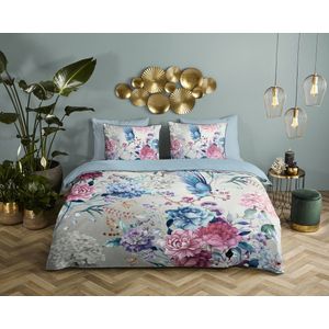 Dekbedovertrek - Grijs - Katoen - 240x220 cm