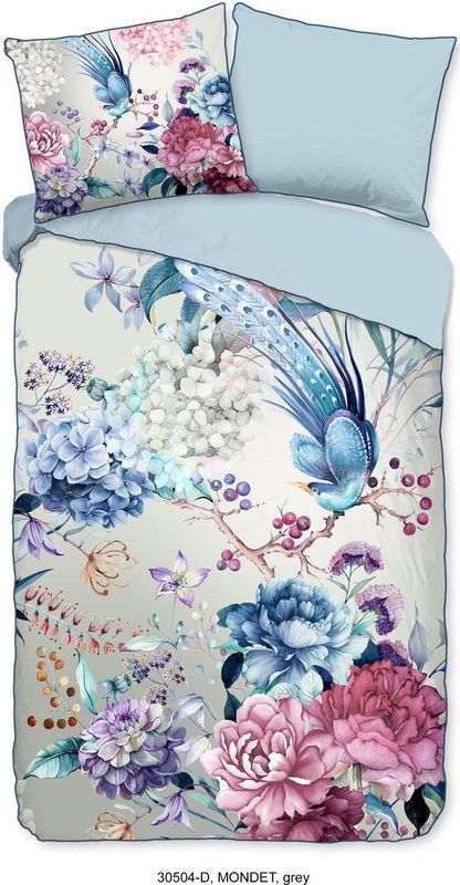 Dekbedovertrek - Grijs - Katoen - 240x220 cm