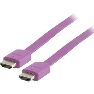 Valueline - 1.4 High speed HDMI kabel - 2 m - Paars