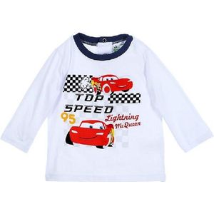 Disney Cars babyshirt wit maat 80 (18 maanden)