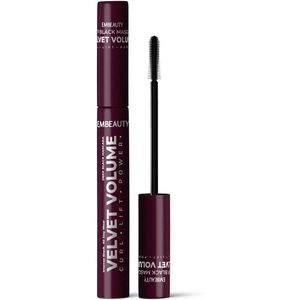Embeauty Deep Black Mascara - Velvet Volume Mascara - Intense Zwart - Volume- en lengte-effect & Lift - Klontvrije Formule - Dagelijks gebruik - Alle wimpertypes - 12 ml