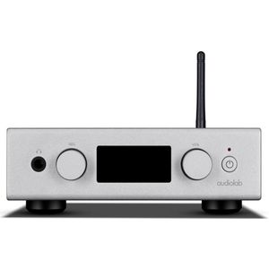 Audiolab D7 Digitaal Analoog Converter + Hoofdtelefoonversterker - 32-bit/768kHz DAC - Headphone Output - USB/Coax/Optisch Ingangen - Zilver