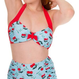 Banned - BLINDSIDE Bikinitop - 3XL - Multicolours/Blauw