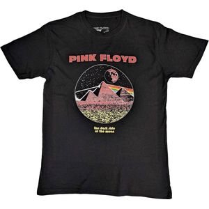 Pink Floyd - Vintage Pyramids Heren T-shirt - L - Zwart
