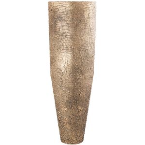 PTMD - Simona - Bloempot - Goud - 39x39x120 cm - Ijzer