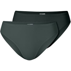 SCHIESSER - Slip - Groen - 2 Pack - Mid Waist