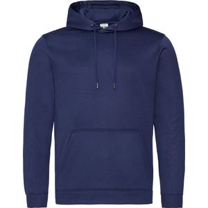 AWDis Volwassenen Unisex Polyester Sporthoodie (Marine Oxford)