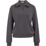 WE Fashion - Dames Sweater - Donkergrijs - Regular Fit - Viscose