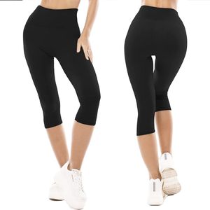 VOLQU® Sportlegging dames - TAY Series - Legging dames - Maat M - Sportbroek dames - Premium Katoen Legging - Yoga Legging - Zwart