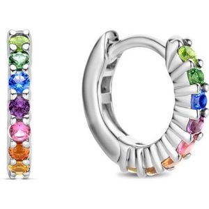 TI SENTO Huggies - 7906MC - Zilveren Dames Oorbellen