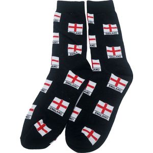 Sokken - Vlag van Engeland - Katoen - Uniseks - Schoenmaat 38-45