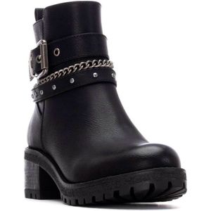 Refresh - 17291801-CAMEL - Enkellaarsjes - Bruin - Casual - Ritssluiting