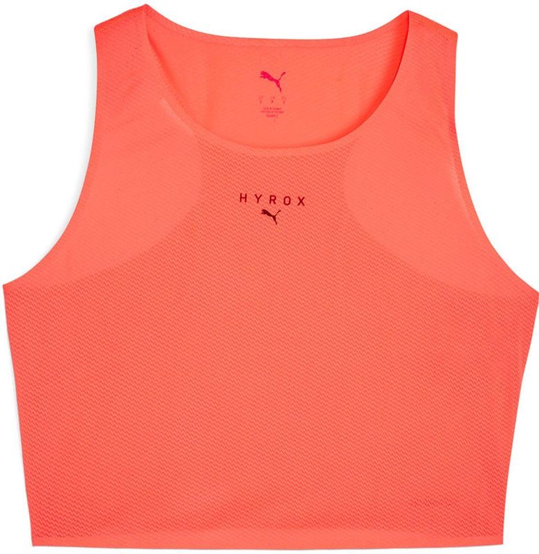 PUMA x HYROX ULTRASPUN korte tanktop voor Dames, Rood, Maat S