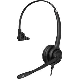 Axtel Elite HDvoice mono USB koptelefoon voor laptop Skype/Teams - HOME OFFICE headsets + GRATIS hygiënische set van oor- en mondschuimpjes