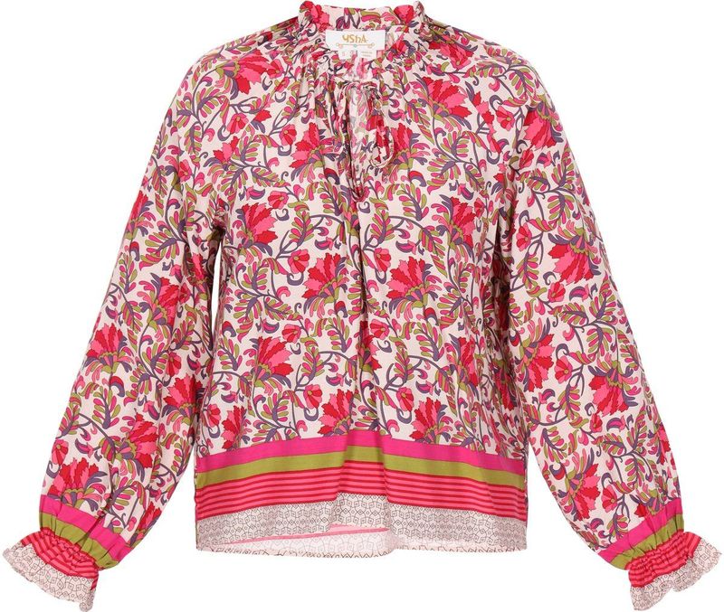 Usha - Blouse - Bloemenprint - Loose Fit - Fashion Look Collection